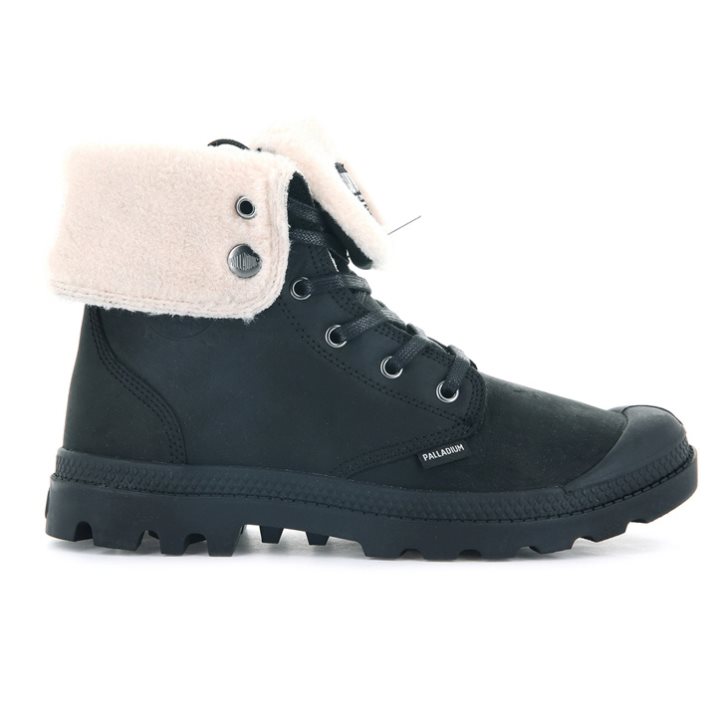 Bottes Palladium Baggy Leather ESS WPS Homme Noir | FR TDU590Z